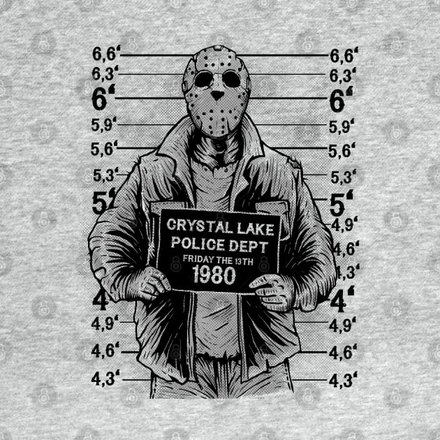 Jason Mug Shot by Dark Planet Tees